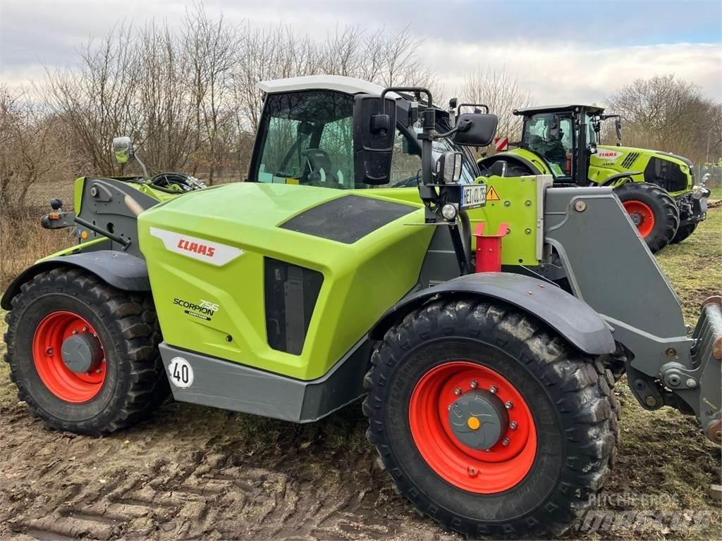 CLAAS SCORPION 756 Телескопични товарачи