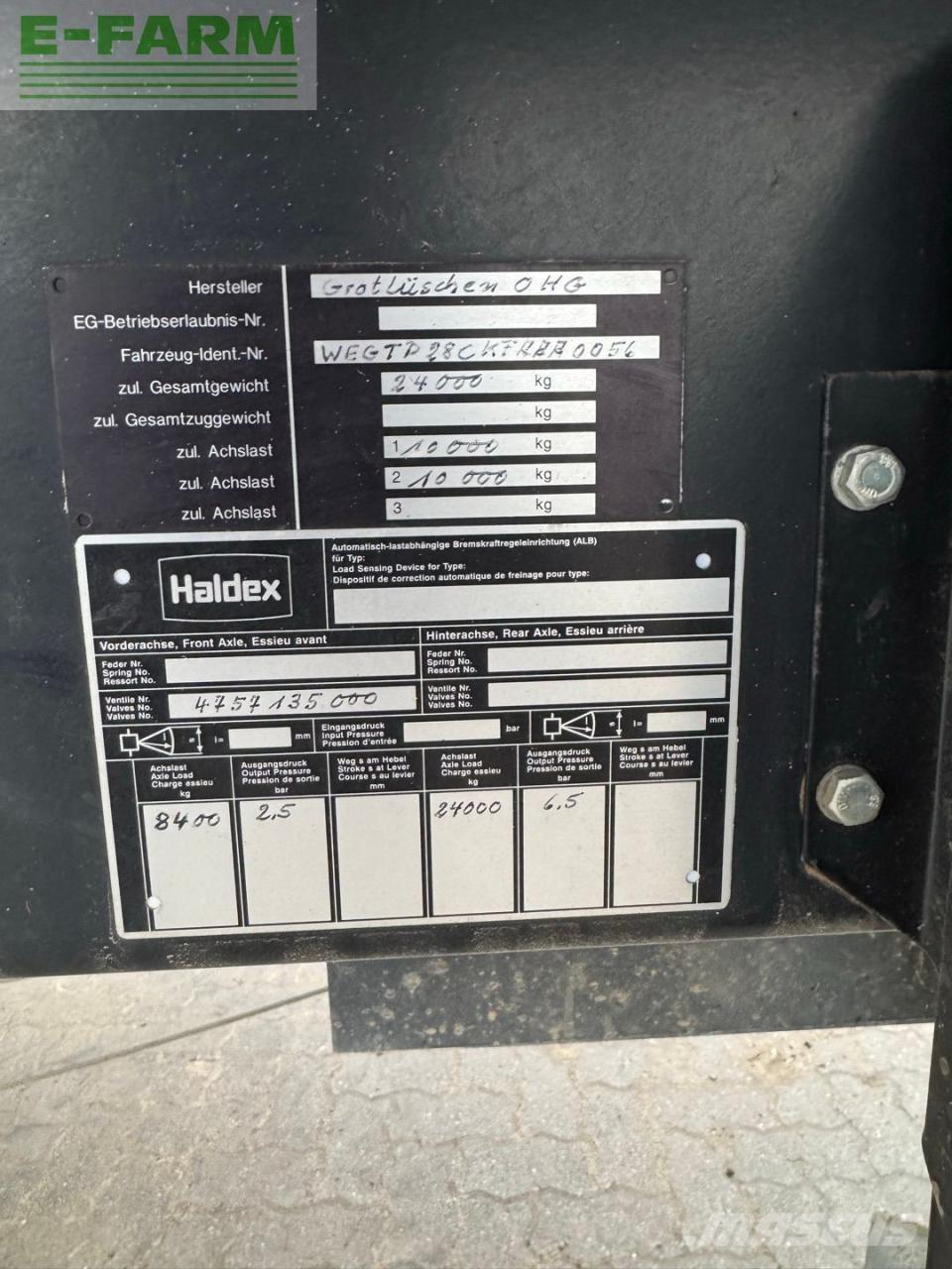  Güde Grotlüschen Ремаркета за бали