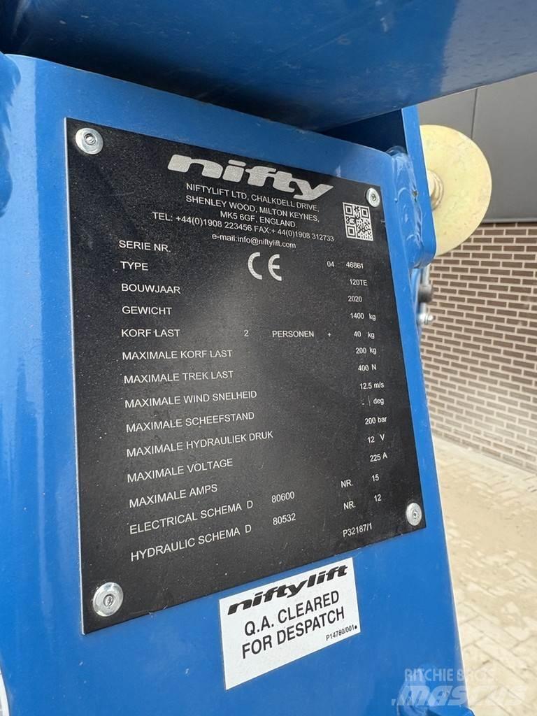 Niftylift 120t Моторизирани платформи с ремарке