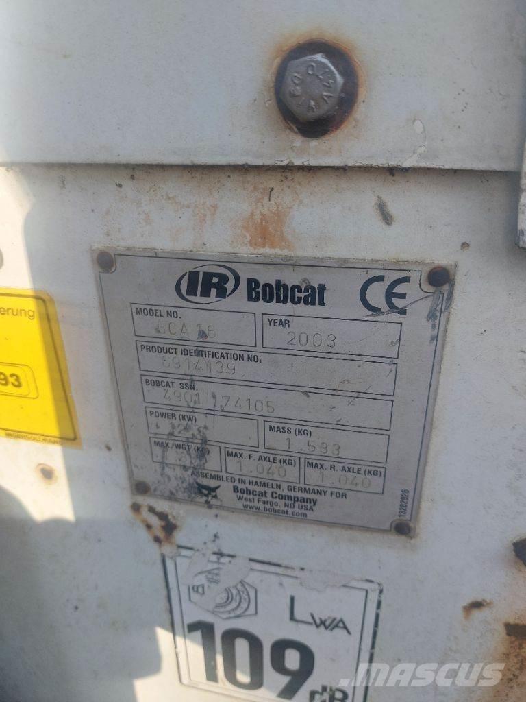 Bobcat BCA16 Пробки