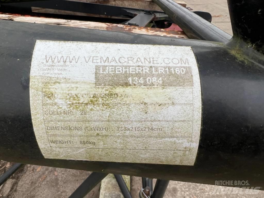 Liebherr LR 1160 Части и оборудване за кранове
