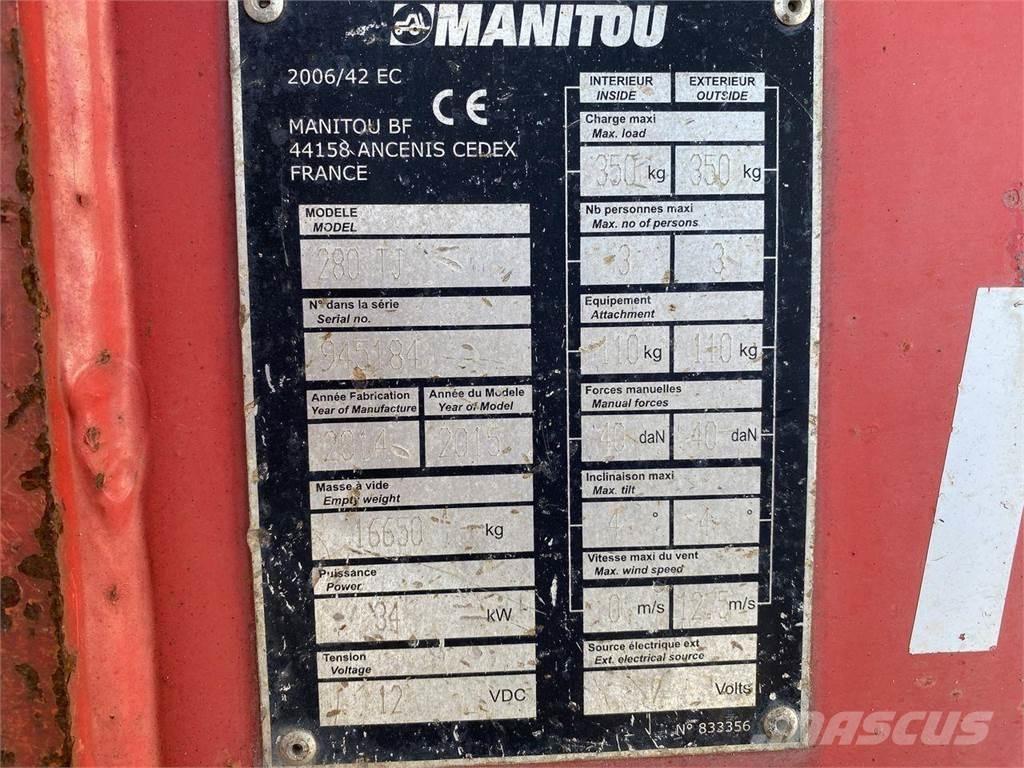 Manitou 280TJ Съчленени стрелови подемници