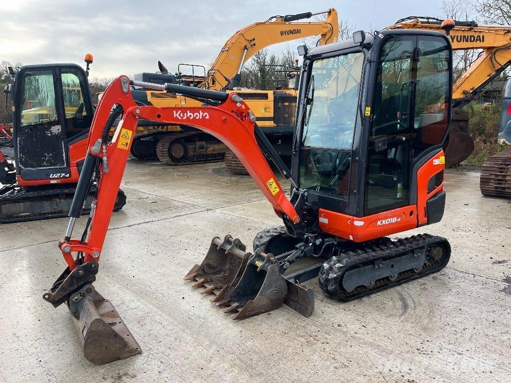 Kubota KX 018-4 Мини екскаватори < 7 т