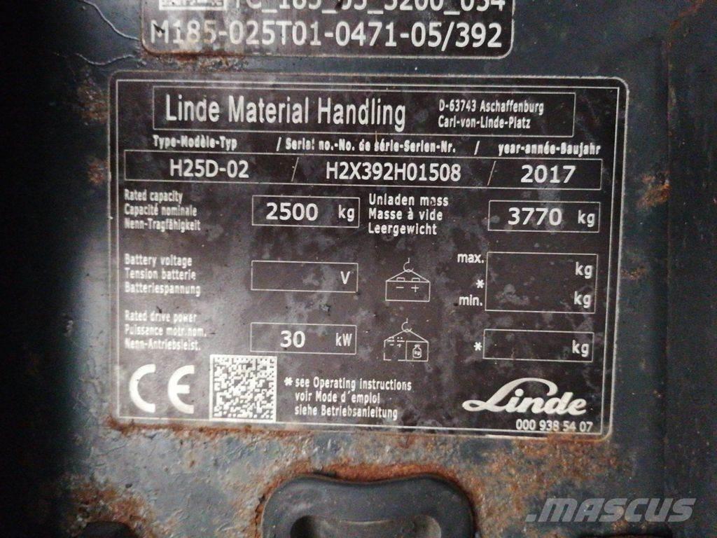Linde H25D-02 Дизелови камиони