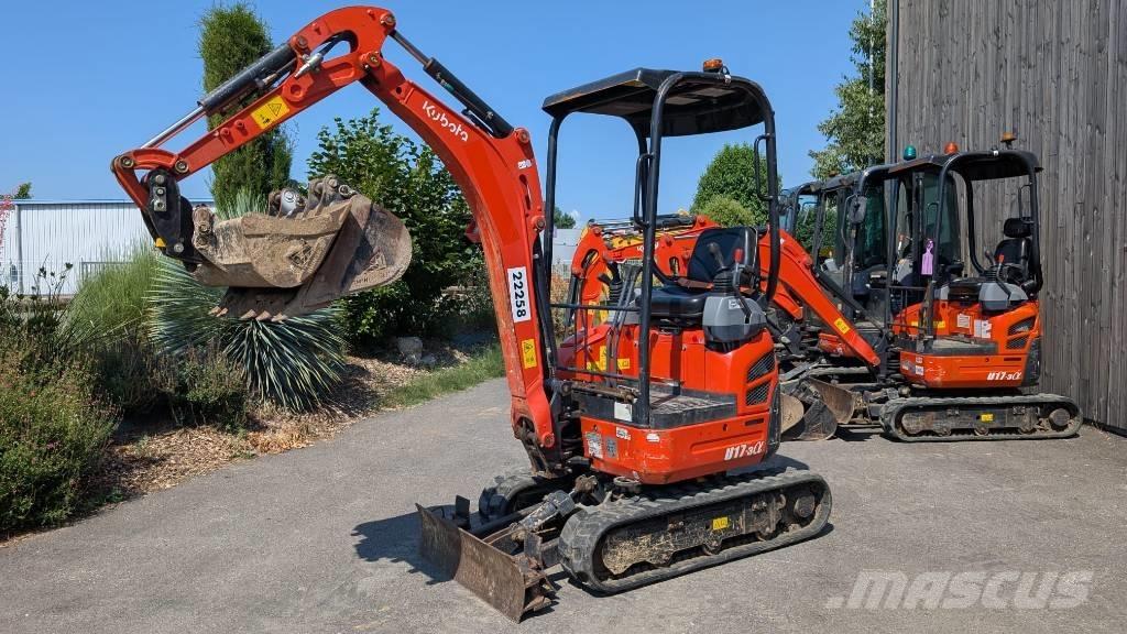 Kubota U 17-3 Мини екскаватори < 7 т