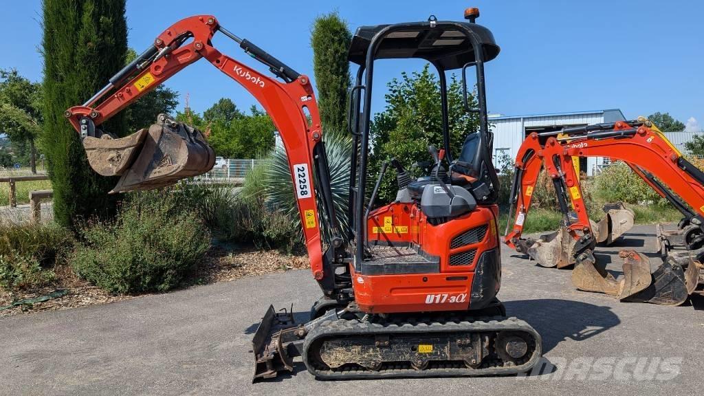Kubota U 17-3 Мини екскаватори < 7 т