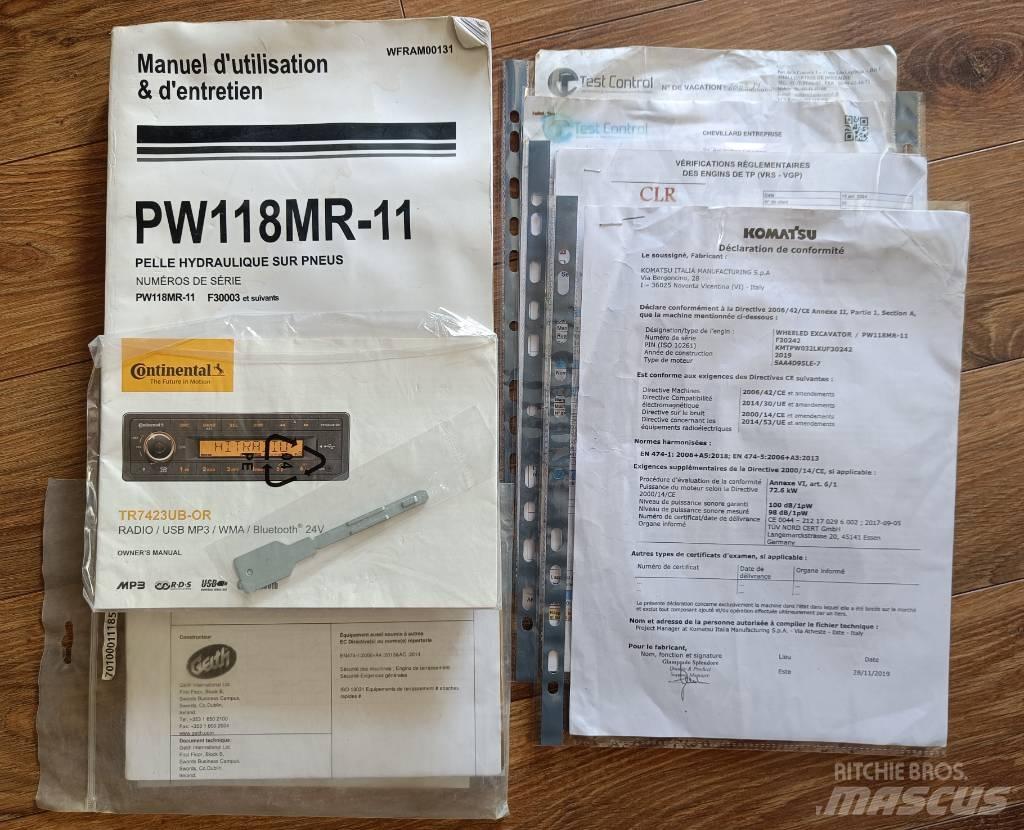 Komatsu PW118 MR-11 Колесни екскаватори