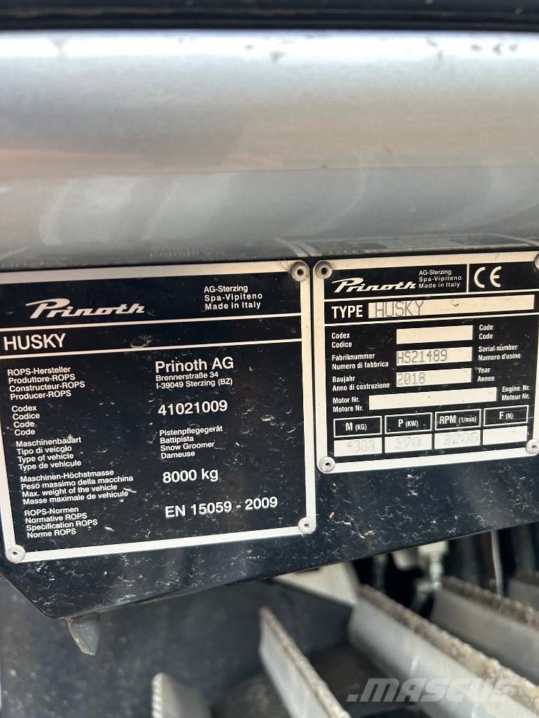 Prinoth Husky Снегоутъпкващи машини