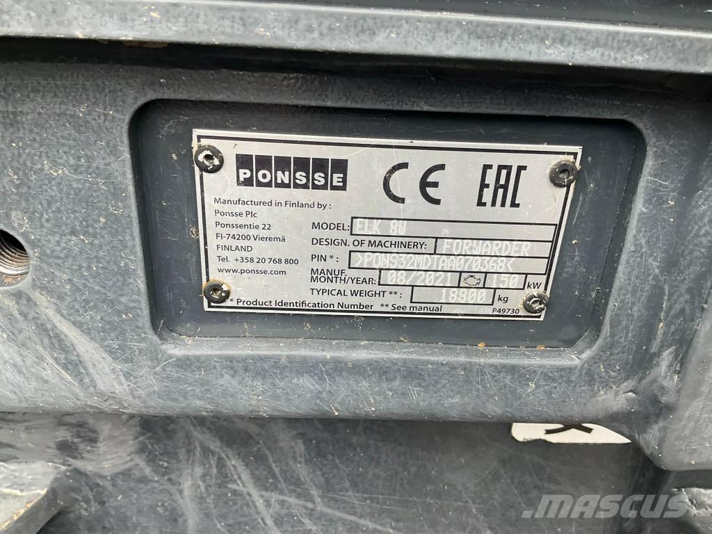 Ponsse ELK 8W Форуардери