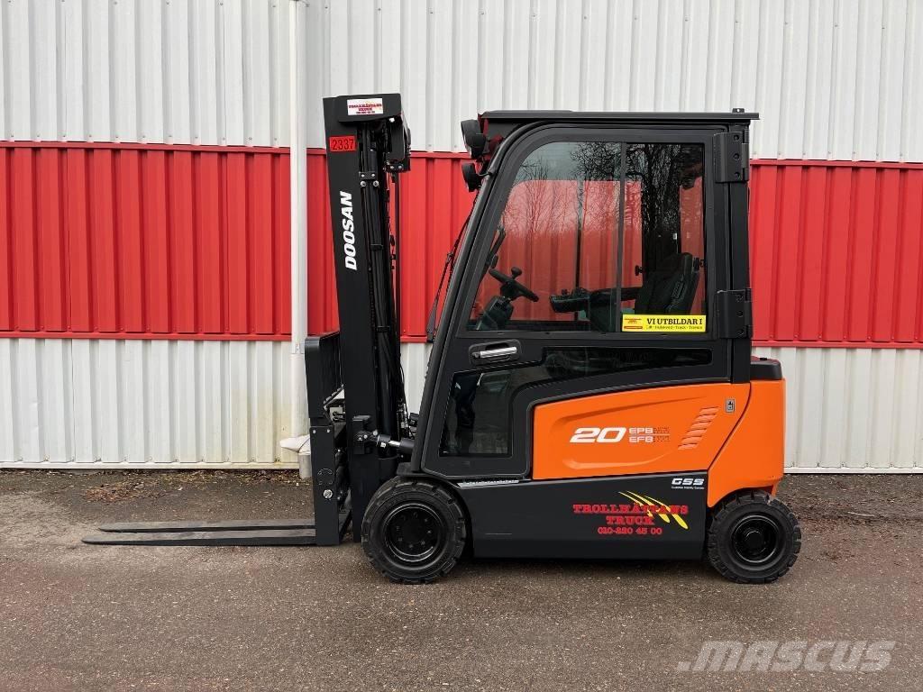 Doosan B 20 X-7 Електрически вилични кари-повдигачи