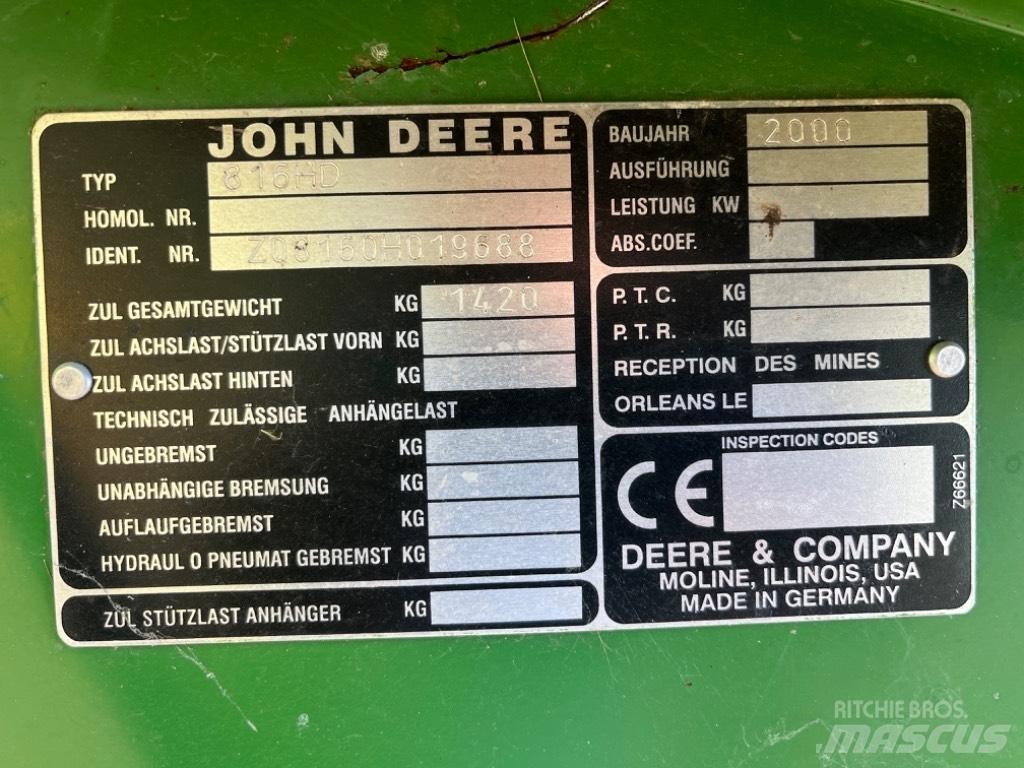 John Deere 2256 Комбайни