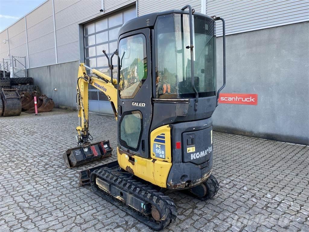 Komatsu PC16R Колесни екскаватори