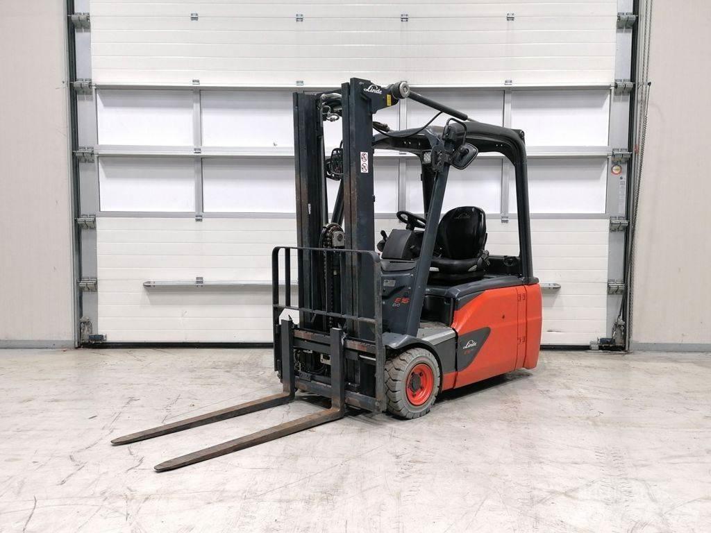 Linde E16L-02 Електрически вилични кари-повдигачи