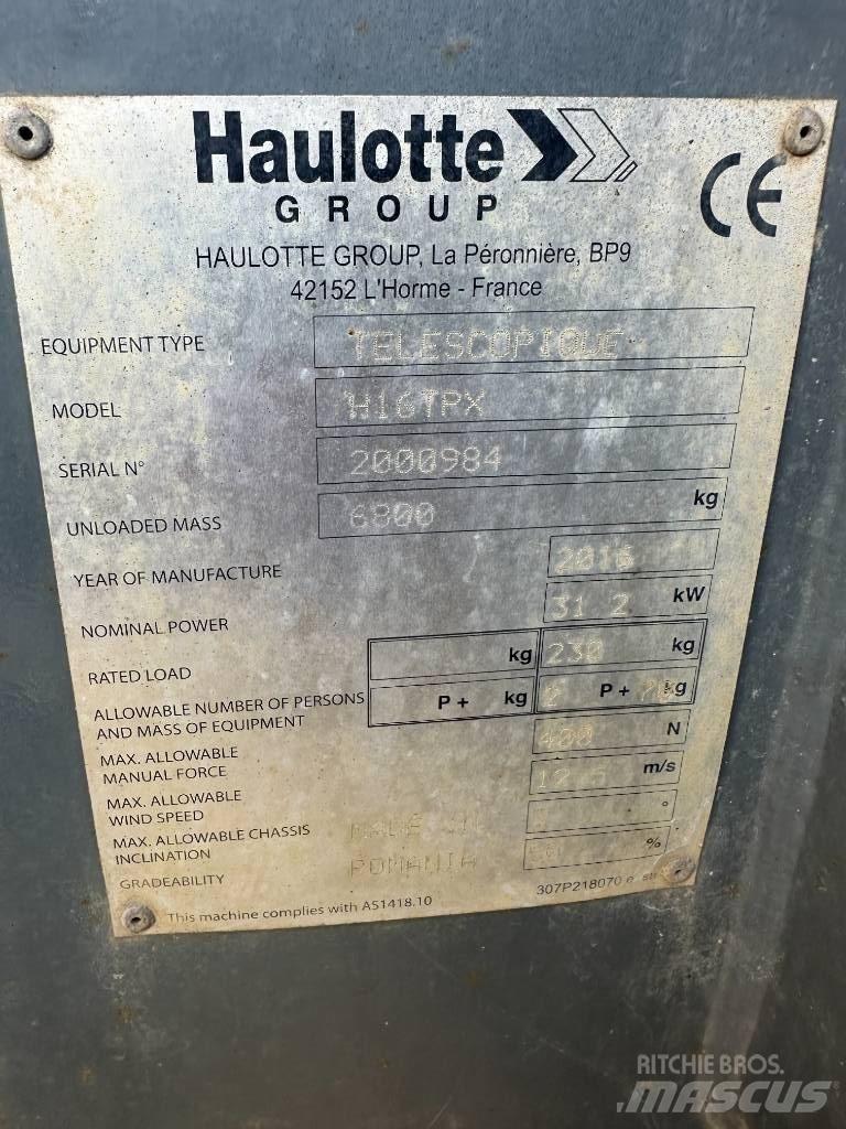 Haulotte H 16 TPX Телескопични повдигачи
