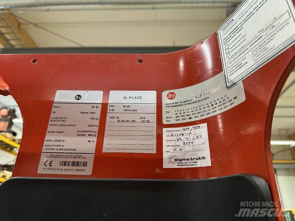 BT RR B 2 Ретрак/ Високоповдигач с изместване на вилката напред