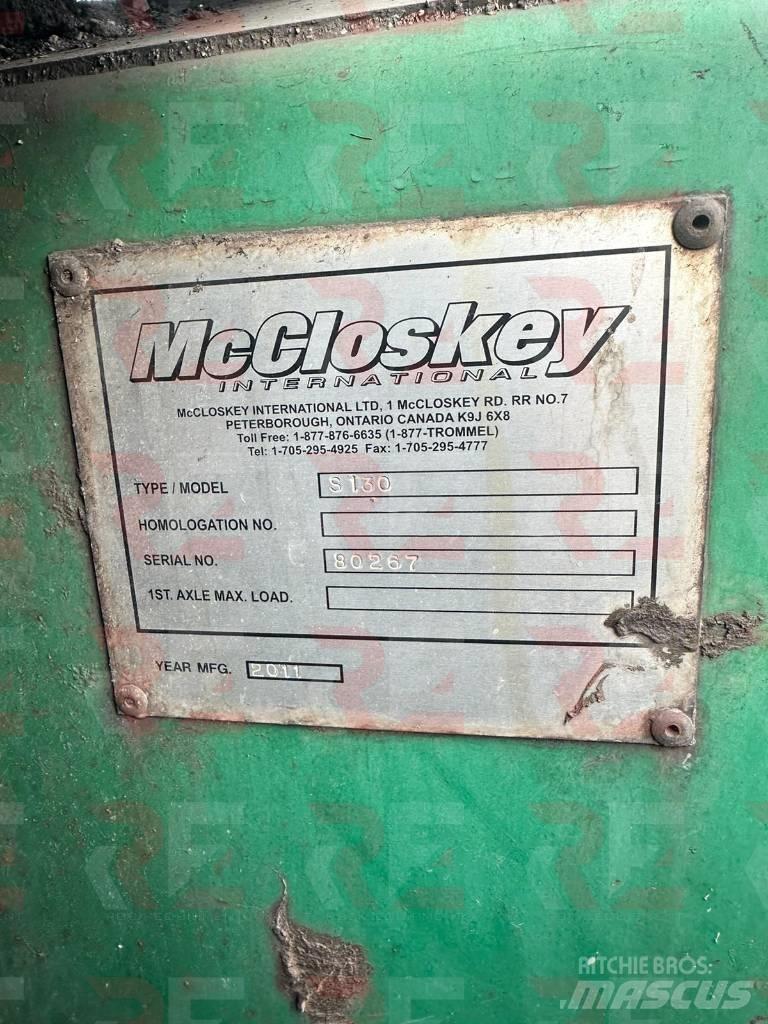 McCloskey S130 Мобилни скрийнери
