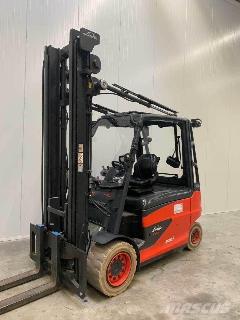 Linde E50HL Електрически вилични кари-повдигачи