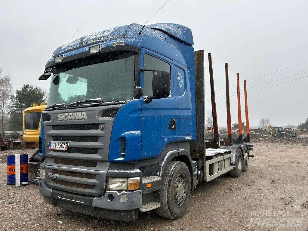 Scania R 420 За превоз на дървени трупи