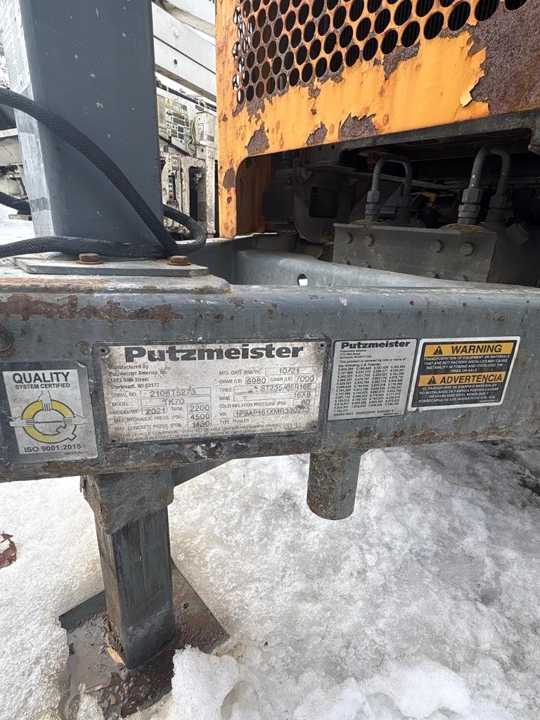 Putzmeister TK 70 Бетонопомпи
