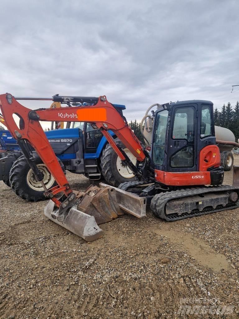 Kubota U 55-4 Мини екскаватори < 7 т