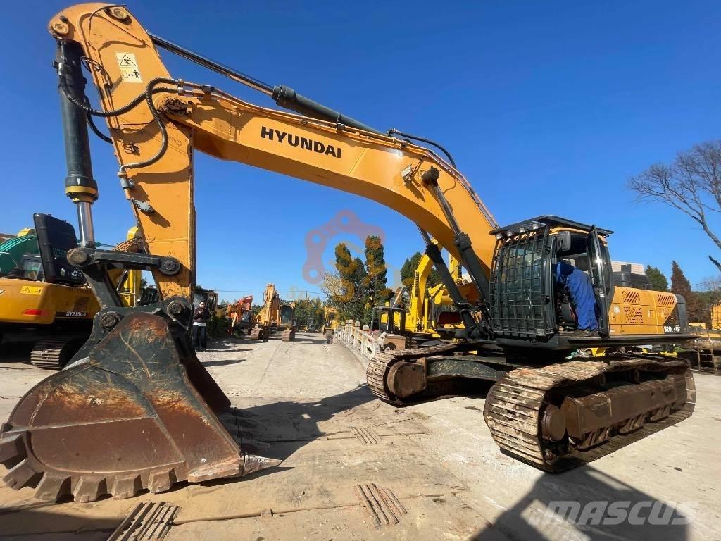 Hyundai Robex 520 VS Верижен екскаватор