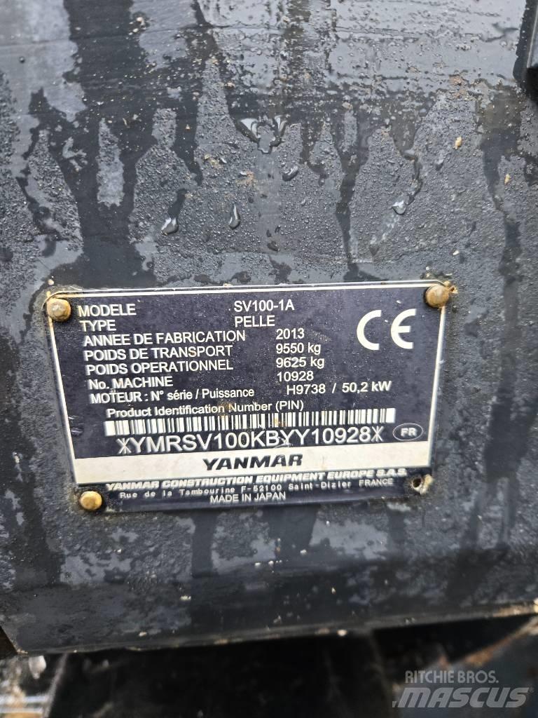 Yanmar SV 100-1A Средни екскаватори 7т - 12т