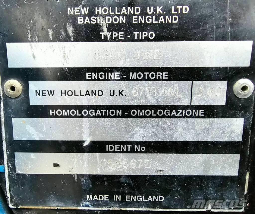 New Holland 8360 DT Трактори