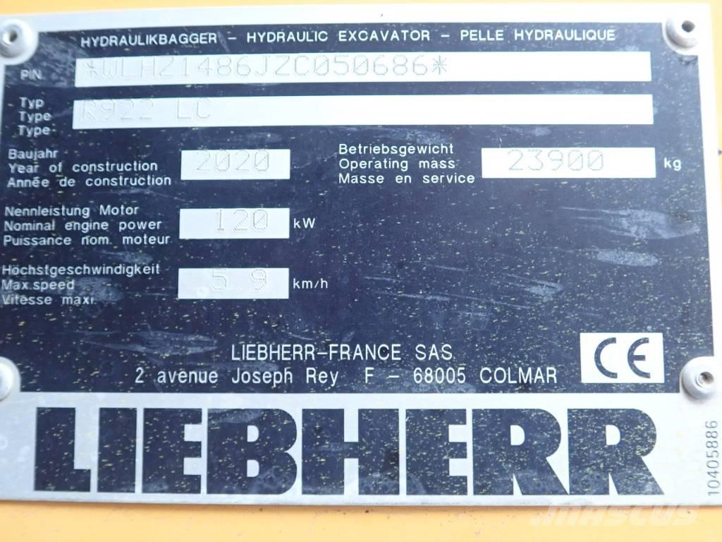 Liebherr R 922 LC Верижен екскаватор