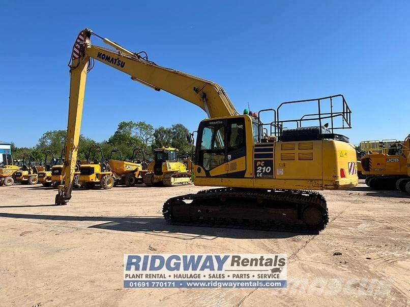 Komatsu PC 210 LC Екскаватори с дълго рамо