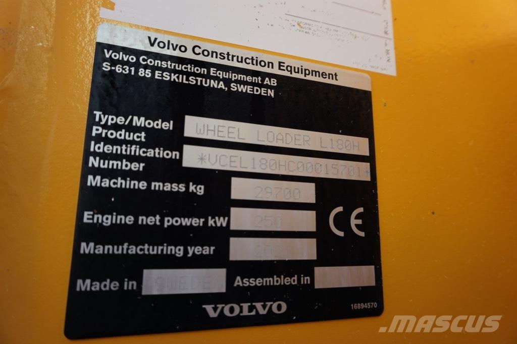 Volvo L 180 H Колесни товарачи