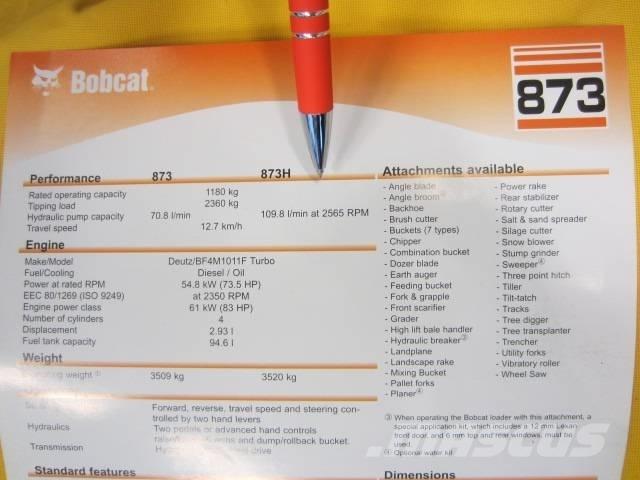 Bobcat 873 HF Мини товарачи
