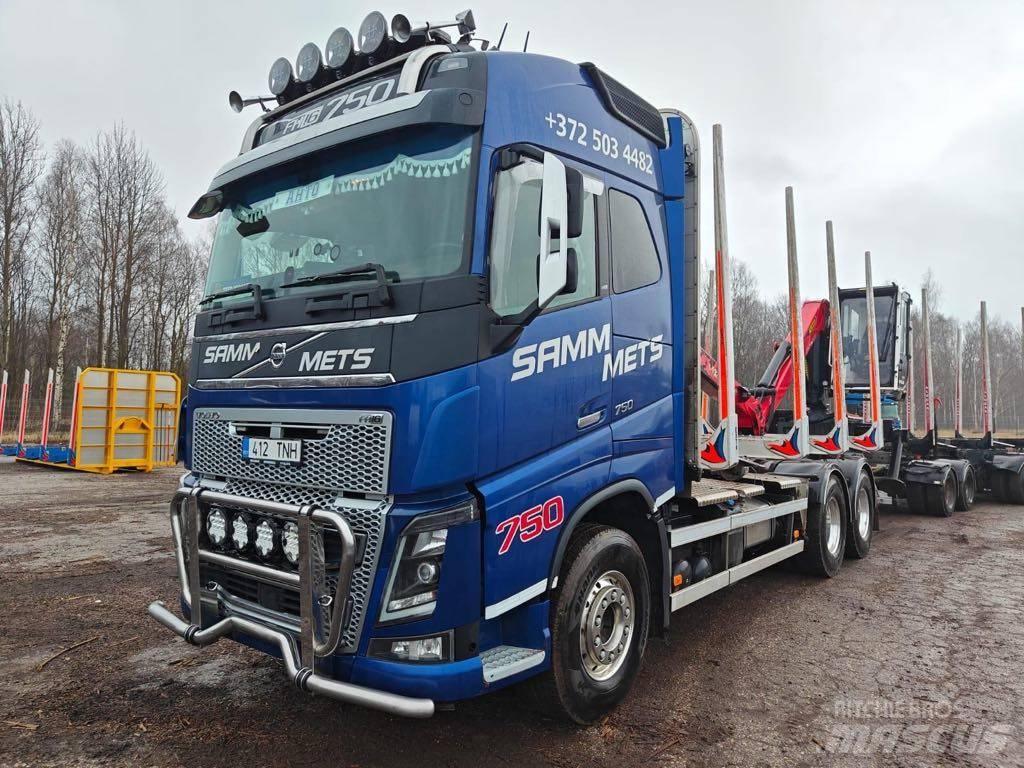 Volvo FH 16 750 За превоз на дървени трупи