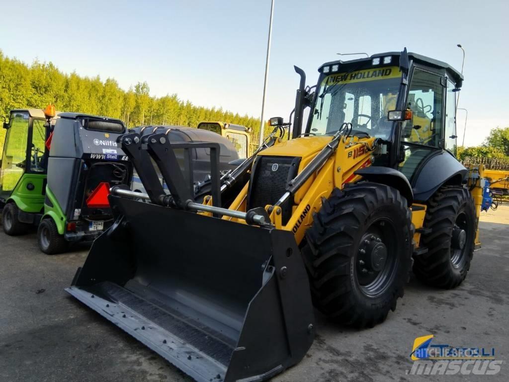 New Holland B 115 D Товарач със заден ексватор