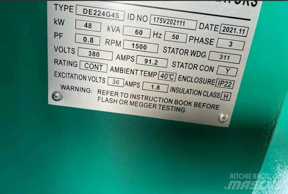  Pheatonn 60KVA Дизелови генератори
