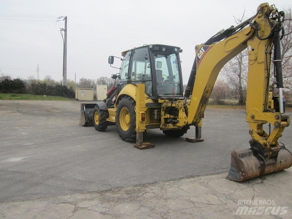 CAT 428E 4x4 Товарач със заден ексватор