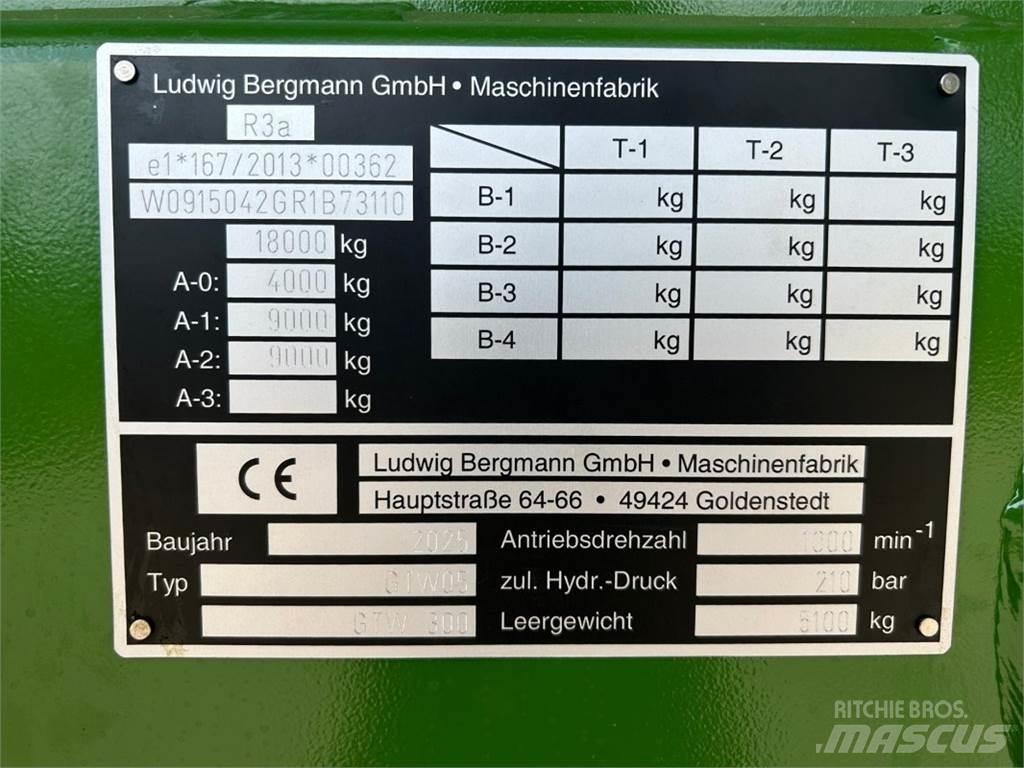 Bergmann GTW 300 Самотаварещи ремаркета
