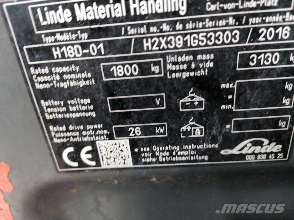 Linde H18D-02 Дизелови камиони