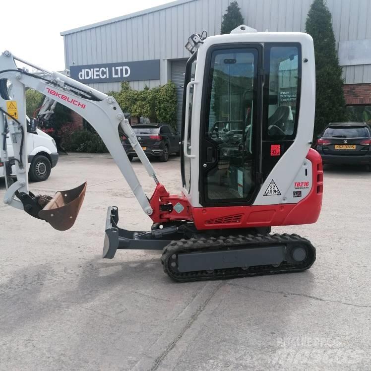 Takeuchi TB216 Мини екскаватори < 7 т