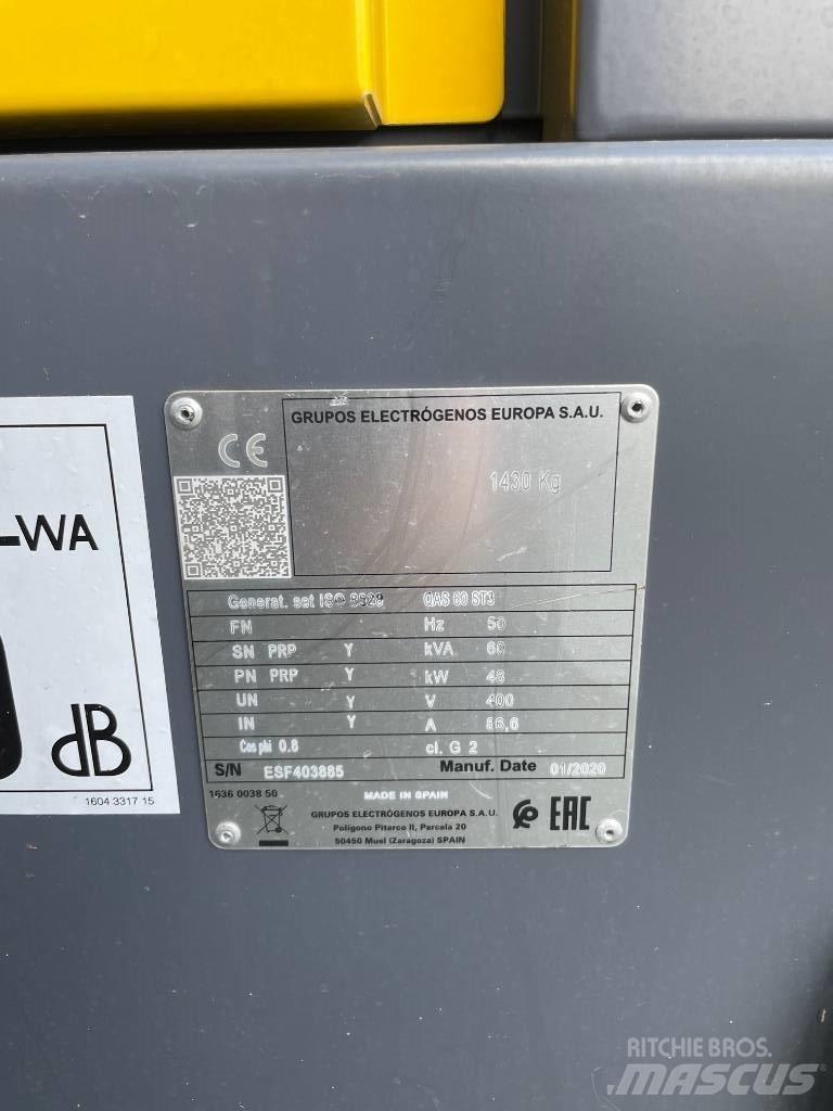 Atlas Copco QAS 60 Строителство - Други