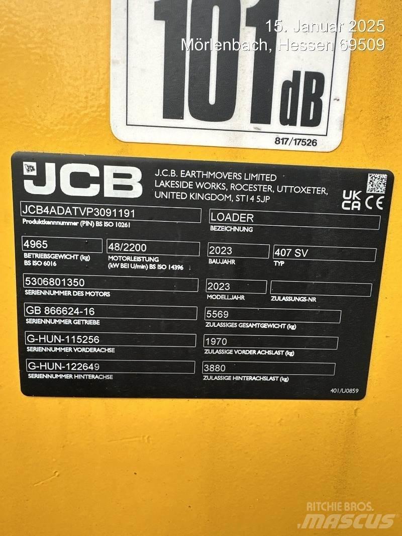 JCB 407 Колесни товарачи