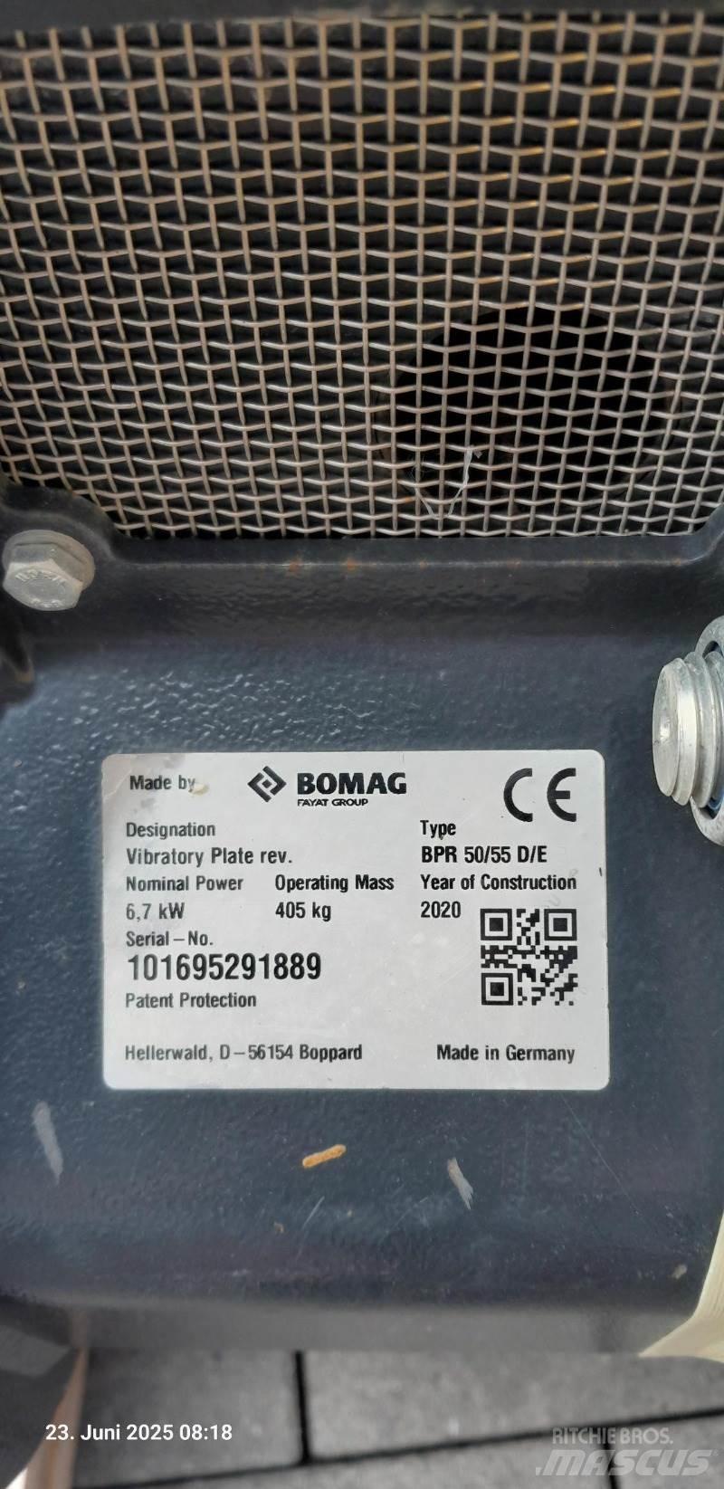 Bomag BPR 50/55 DE Уплътнители за плочи
