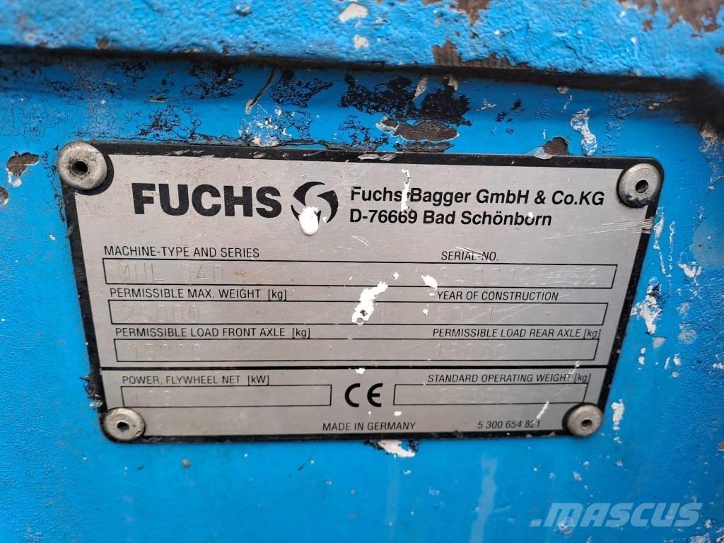 Fuchs MHL 340 Оператори на отпадъци/индустрия
