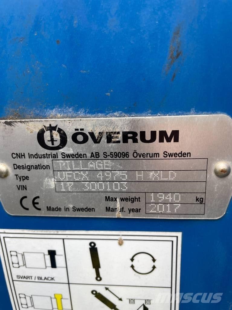 Överum VFCX4975 Реверсивни плугове