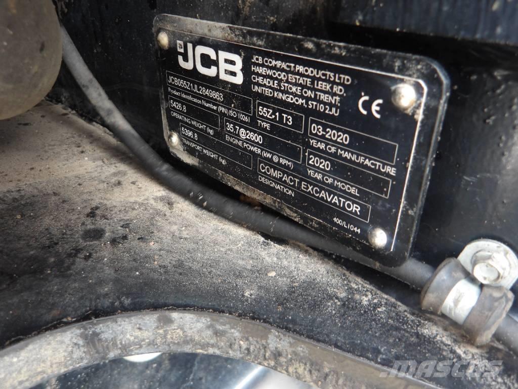 JCB 55Z-1 Мини екскаватори < 7 т
