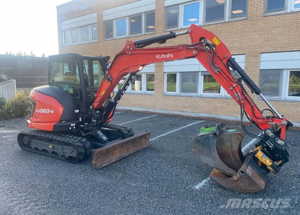Kubota KX 060-5 Мини екскаватори < 7 т