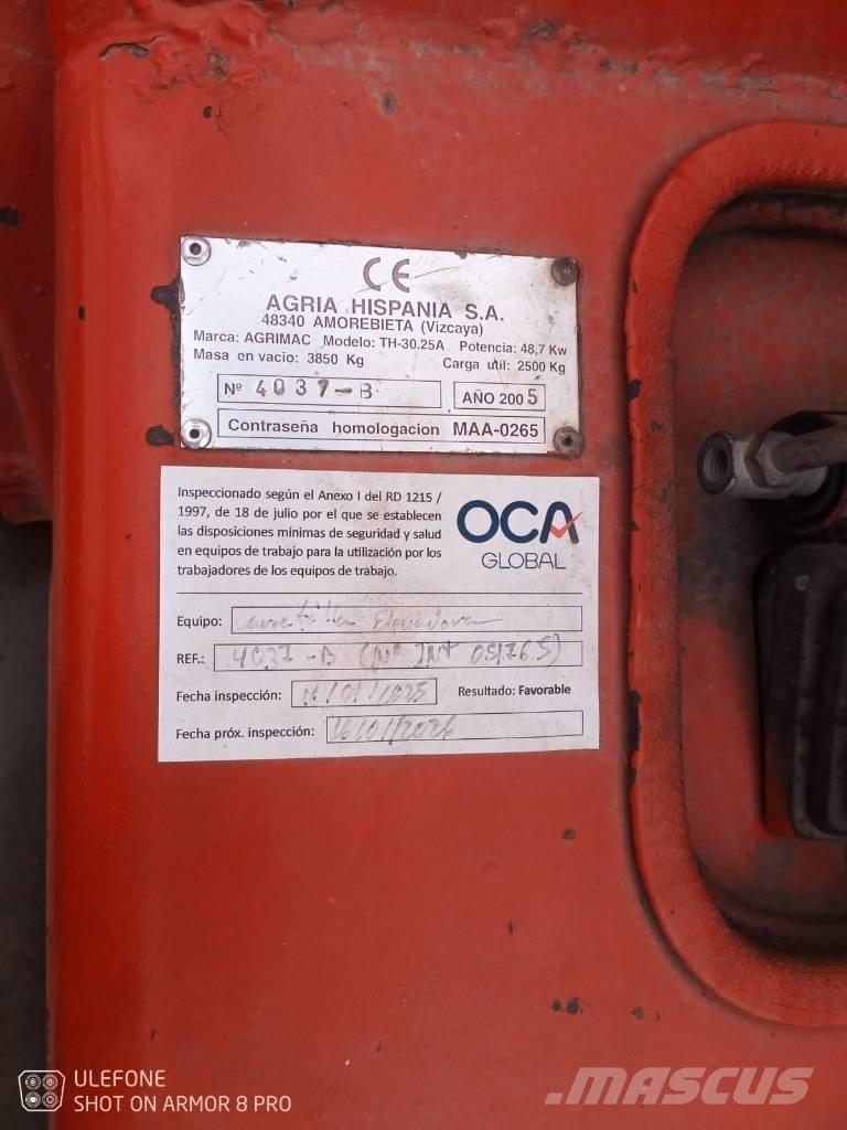 Agria TH30.25 Телескопични товарачи