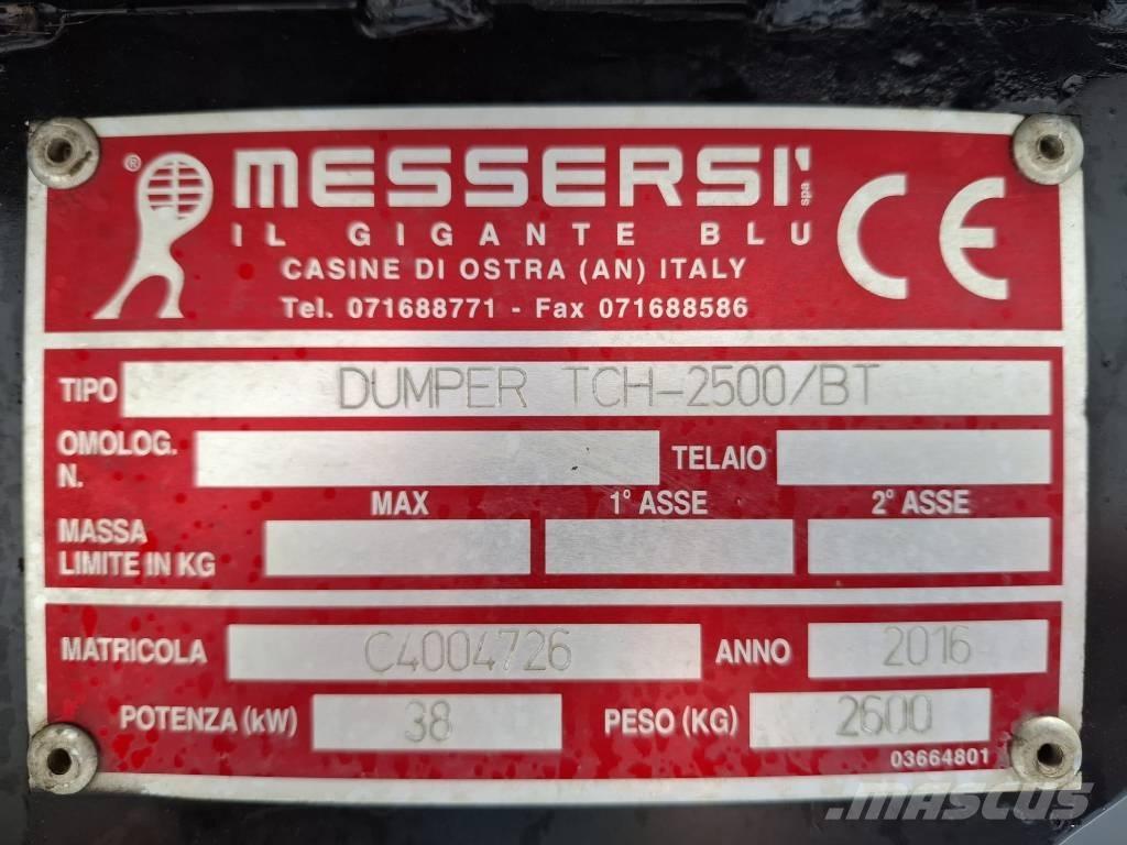 Messersi TCH 2500 BT Верижни дъмпери