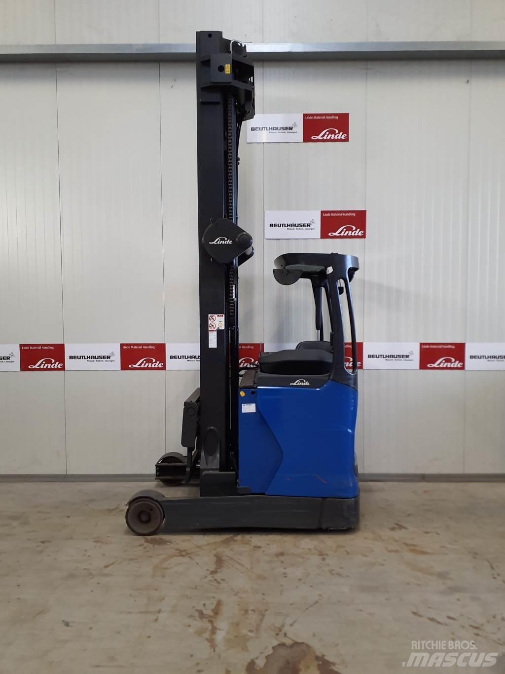 Linde R16HD Ретрак/ Високоповдигач с изместване на вилката напред