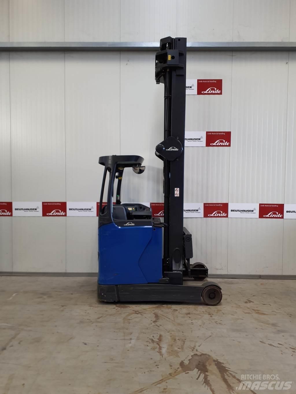 Linde R16HD Ретрак/ Високоповдигач с изместване на вилката напред