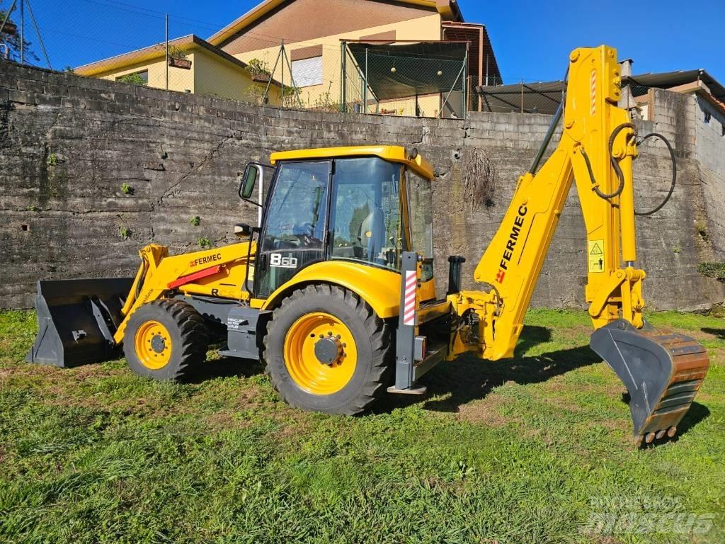 Fermec 860 Товарач със заден ексватор